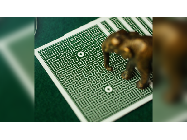 DMC ELITES V4: Marked Deck (Forest Green Phantom Finish) Playing Cards