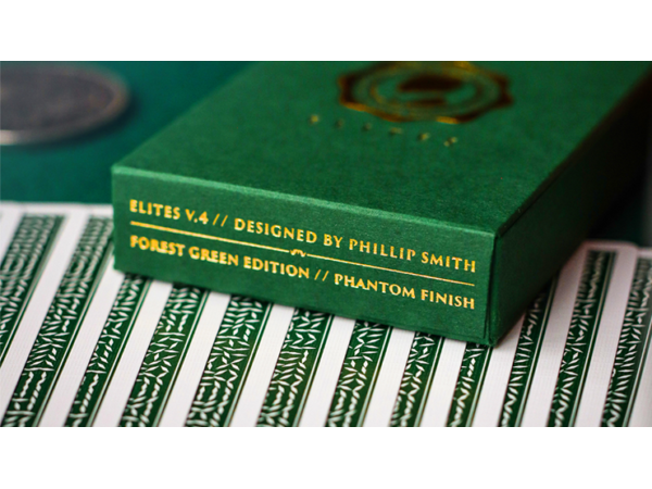 DMC ELITES V4: Marked Deck (Forest Green Phantom Finish) Playing Cards