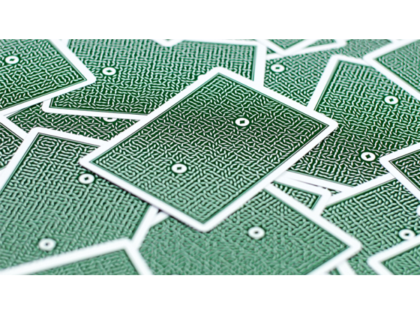 DMC ELITES V4: Marked Deck (Forest Green Phantom Finish) Playing Cards