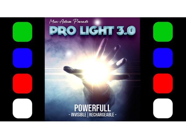 Pro Light 3.0 Red Pair (Gimmicks and Online Instructions) by Marc Antoine