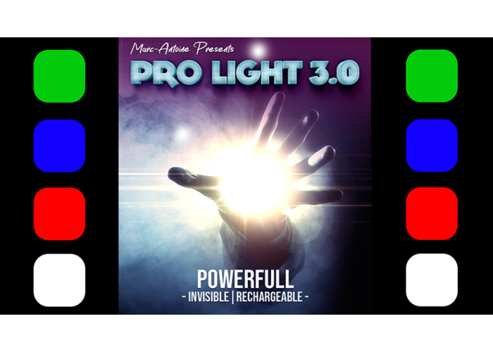 Pro Light 3.0 Blue Pair (Gimmicks and Online Instructions) by Marc Antoine