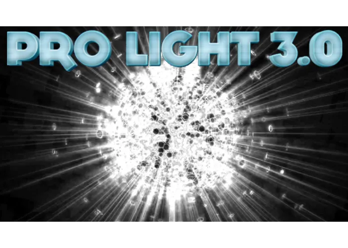 Pro Light 3.0 White Single (Gimmicks and Online Instructions) by Marc Antoine