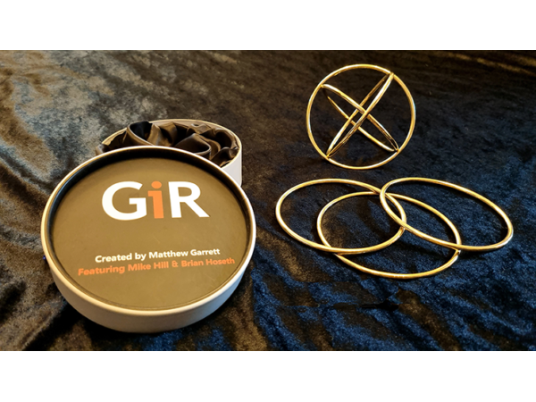 GIR Ring Set GOLD (Gimmick and Online Instructions) by Matthew Garrett