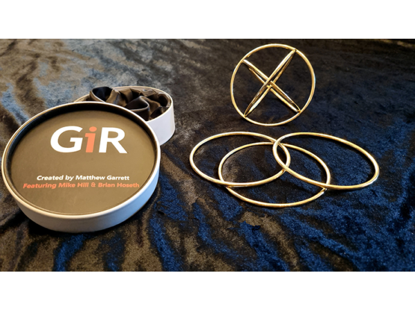 GIR Ring Set GOLD (Gimmick and Online Instructions) by Matthew Garrett