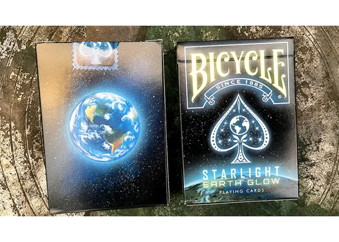 Bicycle Starlight Earth Glow Playing Cards by Collectable Playing Cards