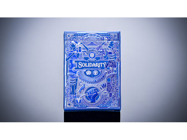 Solidarity (Navy Blue) Playing Cards By Riffle Shuffle