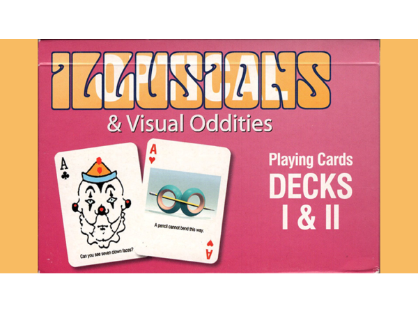 Illusions & Visual Oddities Playing Cards 2 Deck Set