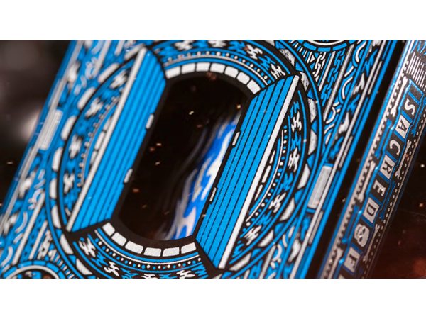 Sacred Fire (Sapphire Blaze) Playing Cards by Riffle Shuffle