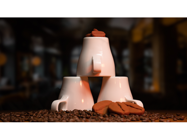 VULPINE Creations - Amazing Coffee Cups and Beans (Gimmicks and Online Instructions) by Adam Wilber