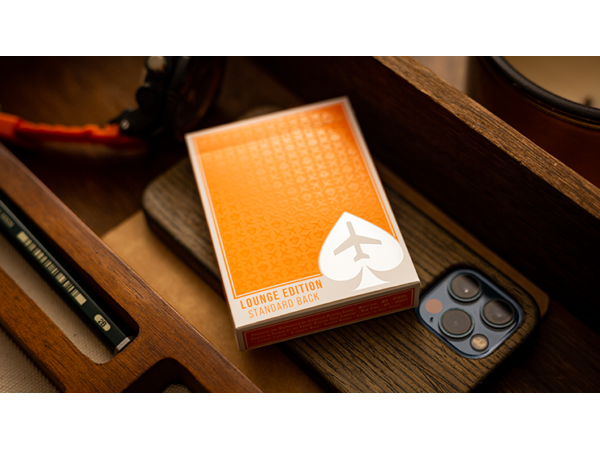 Lounge Edition in Hangar (Orange)  by Jetsetter Playing Cards