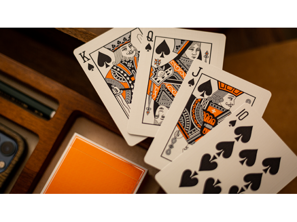 Lounge Edition in Hangar (Orange)  by Jetsetter Playing Cards