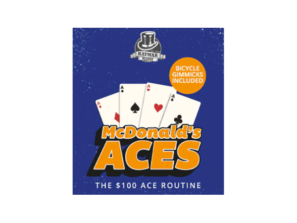 McDonalds Aces (Gimmick and online instructions) by Kaymar Magic