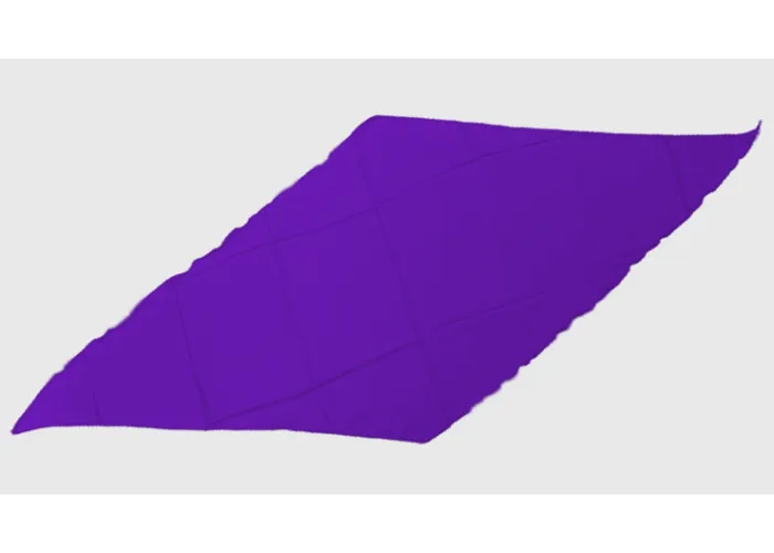 Diamond Cut Silk 36" (VIOLET) by Magic by Gosh - Trick