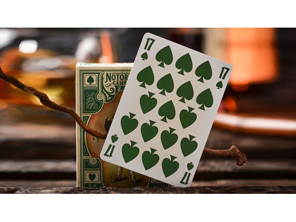 Notorious Gambling Frog (Green) Playing Cards by Stockholm17