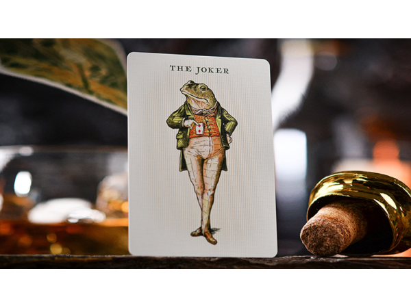 Notorious Gambling Frog (Green) Playing Cards by Stockholm17
