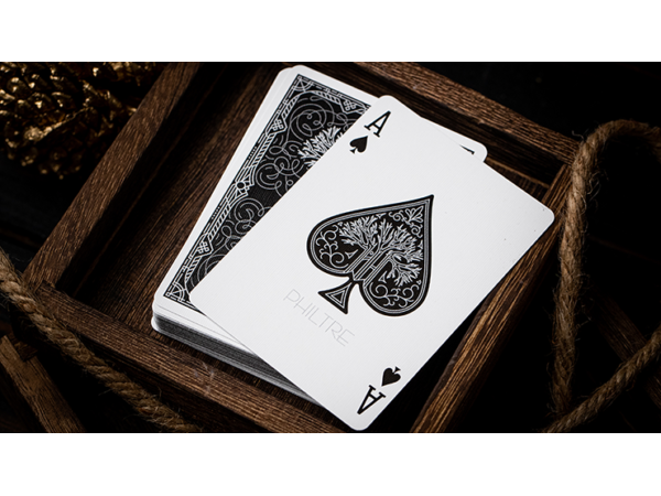 Silver Philtre Playing Cards by Riffle Shuffle