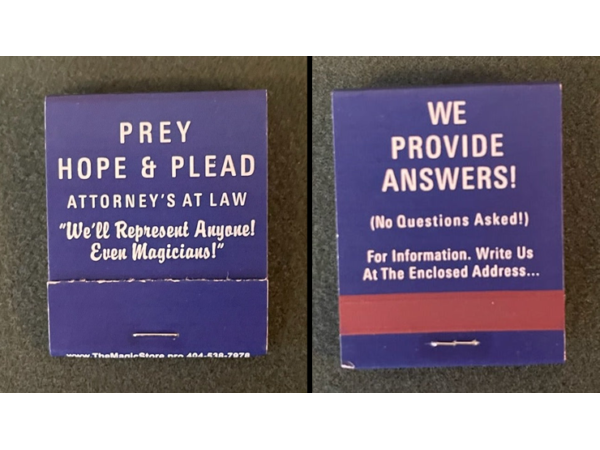 The Ultimate Matchbook set Match-Out and Magicians Matches by Chazpro