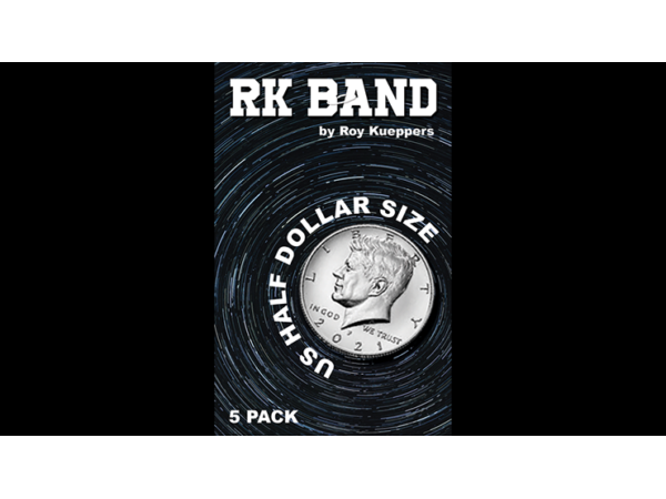 RK Bands Half Dollar Size For Flipper coins (5 per package)