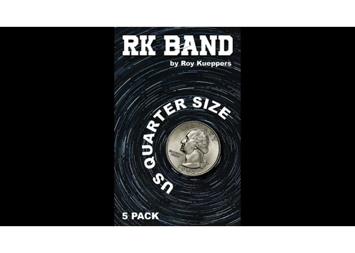 RK Bands Quarter Dollar Size For Flipper coins (5 per package)