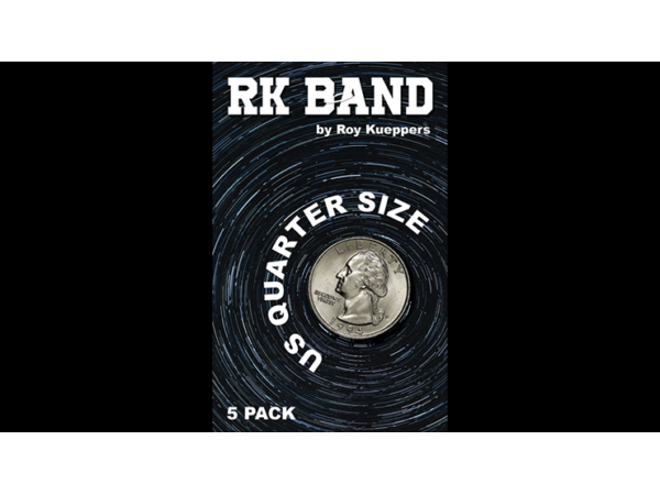 RK Bands Quarter Dollar Size For Flipper coins (5 per package)