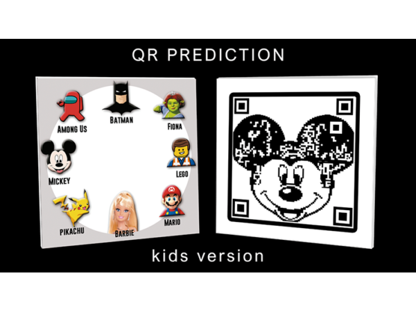 QR PREDICTION MICKEY (Gimmicks and Online Instructions) by Gustavo Raley