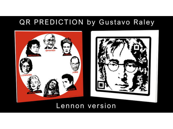QR PREDICTION JOHN LENNON (Gimmicks and Online Instructions) by Gustavo Raley