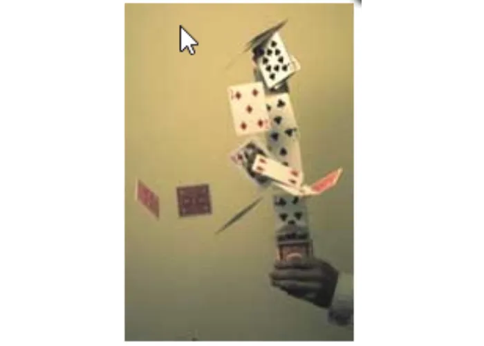 Card Fountain by Dave Powell