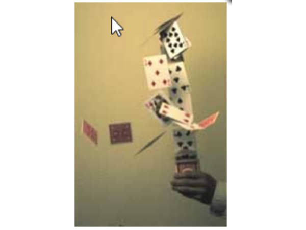 Card Fountain by Dave Powell