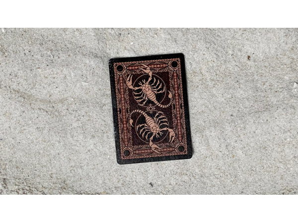 Bicycle Scorpion (Brown) Playing Cards