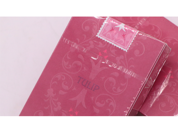 Pink Tulip Playing Cards Dutch Card House Company