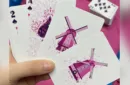 Pink Tulip Playing Cards Dutch Card House Company – Image 4