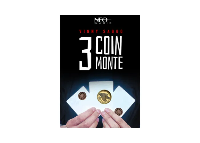 3 COIN MONTE (Gimmicks and Online Instructions) by Vinny Sagoo