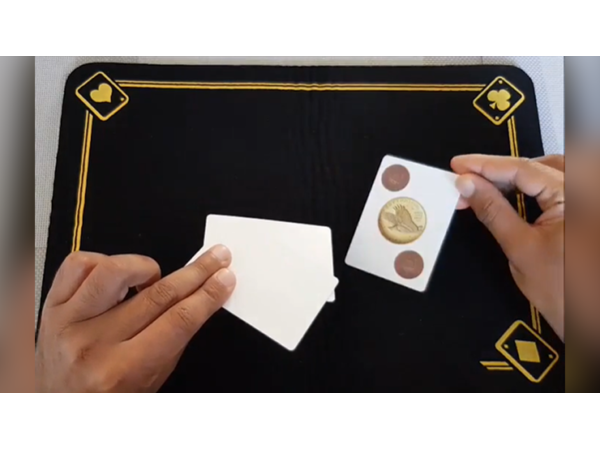 3 COIN MONTE (Gimmicks and Online Instructions) by Vinny Sagoo