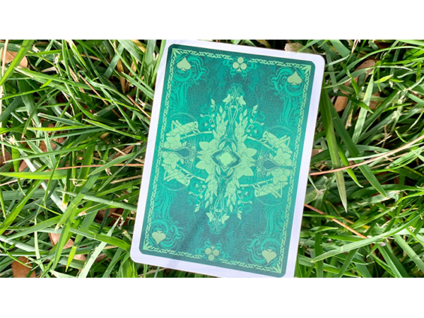 Grasshopper Dark (Jade) Playing Cards