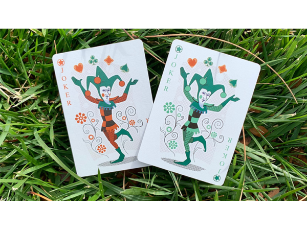 Grasshopper Dark (Jade) Playing Cards