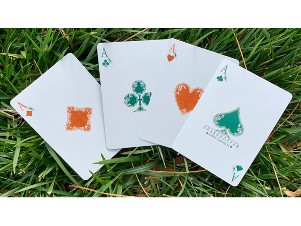 Grasshopper Dark (Jade) Playing Cards
