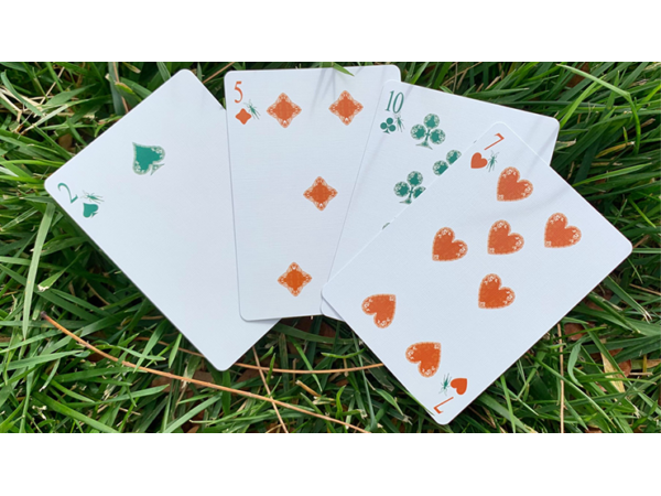 Grasshopper Dark (Jade) Playing Cards