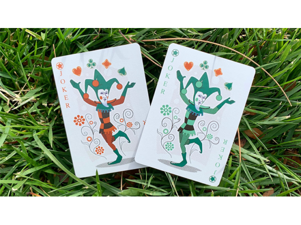 Grasshopper Light (Olive) Playing Cards