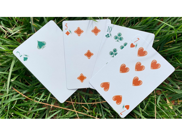 Grasshopper Light (Olive) Playing Cards