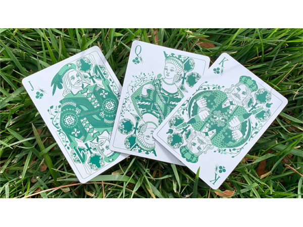 Grasshopper Light (Olive) Playing Cards
