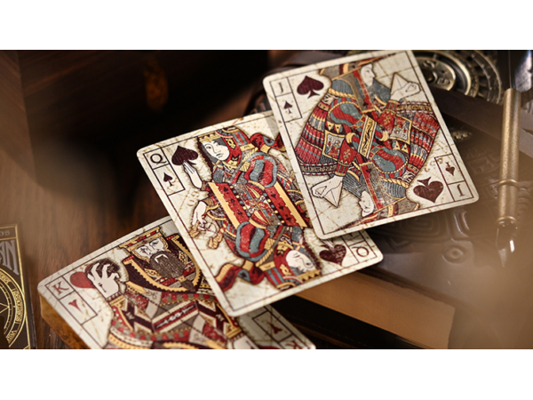Gilded Eye of the Ocean Astra Polaris (Black) Playing Cards