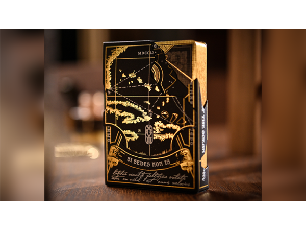 Gilded Eye of the Ocean Astra Polaris (Black) Playing Cards