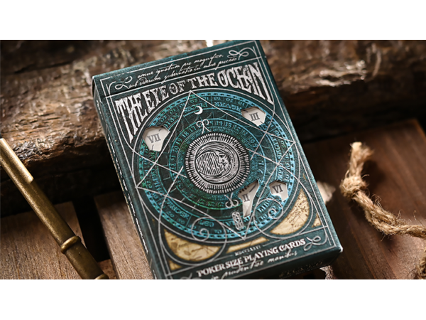 Eye of the Ocean Lunae (Teal) Playing Cards