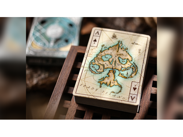 Eye of the Ocean Lunae (Teal) Playing Cards