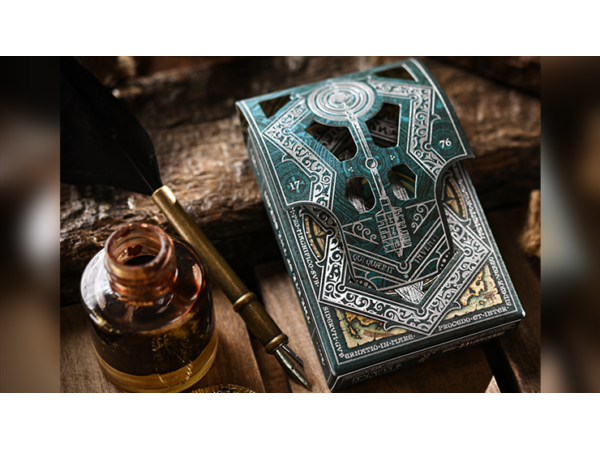 Eye of the Ocean Lunae (Teal) Playing Cards