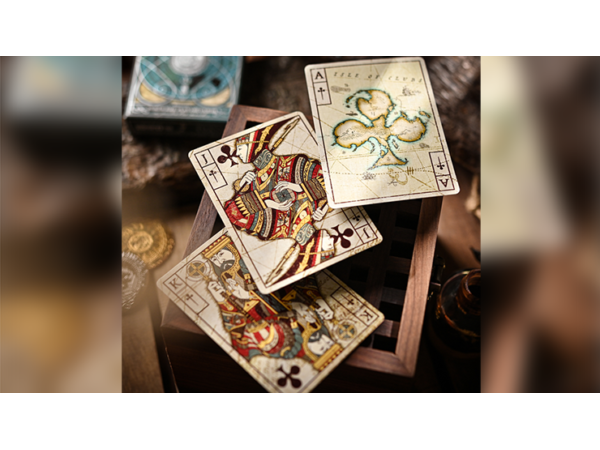 Eye of the Ocean Lunae (Teal) Playing Cards