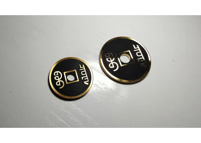 CHINESE COIN BLACK LARGE by N2G - Trick