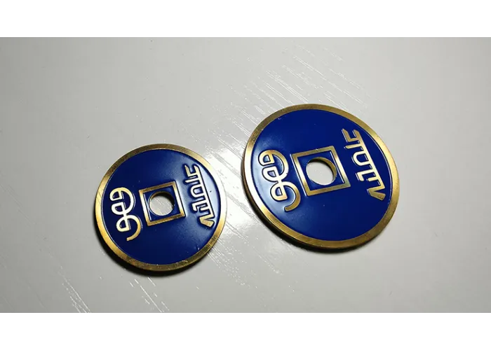 CHINESE COIN BLUE LARGE by N2G - Trick