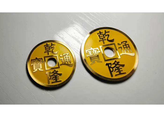 CHINESE COIN YELLOW LARGE by N2G