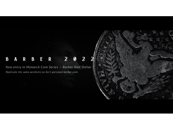 Skymember Presents Monarch (Barber) un-gimmicked Coin Only by Avi Yap